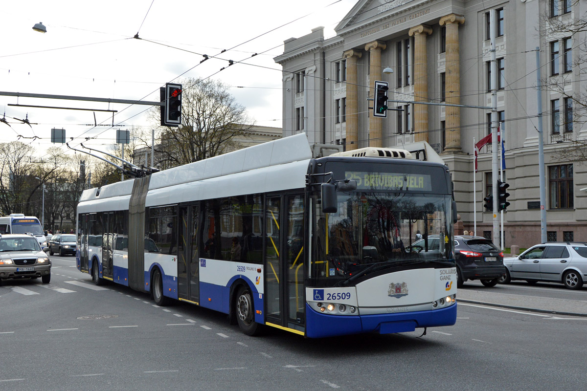 Рига, Solaris Trollino III 18 Ganz № 26509