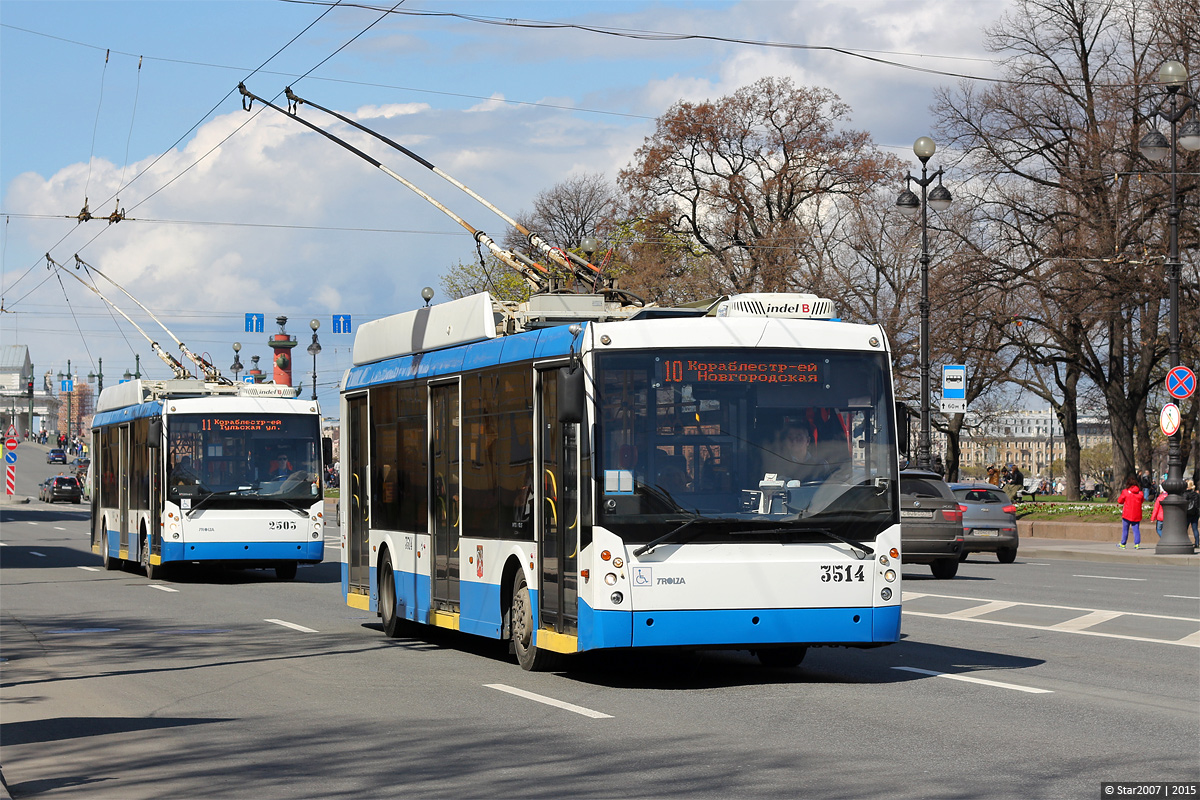 Санкт-Петербург, Тролза-5265.00 «Мегаполис» № 3514