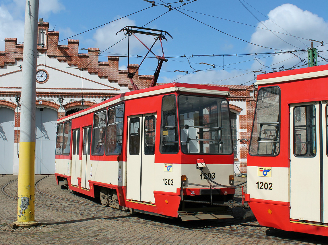 Гданьск, Konstal 105NaD № 1203
