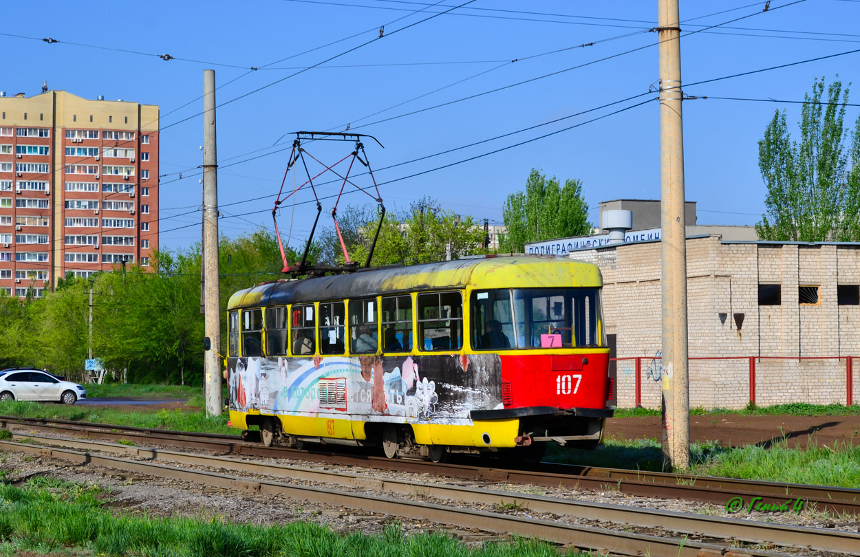 Волжский, Tatra T3SU № 107