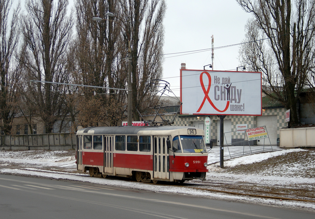 Киев, Tatra T3SU № 5991