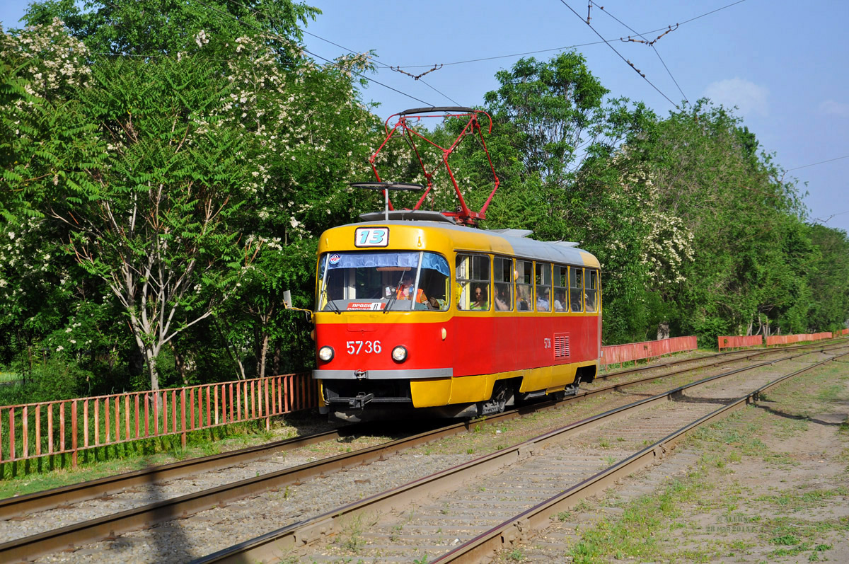 Волгоград, Tatra T3SU № 5736