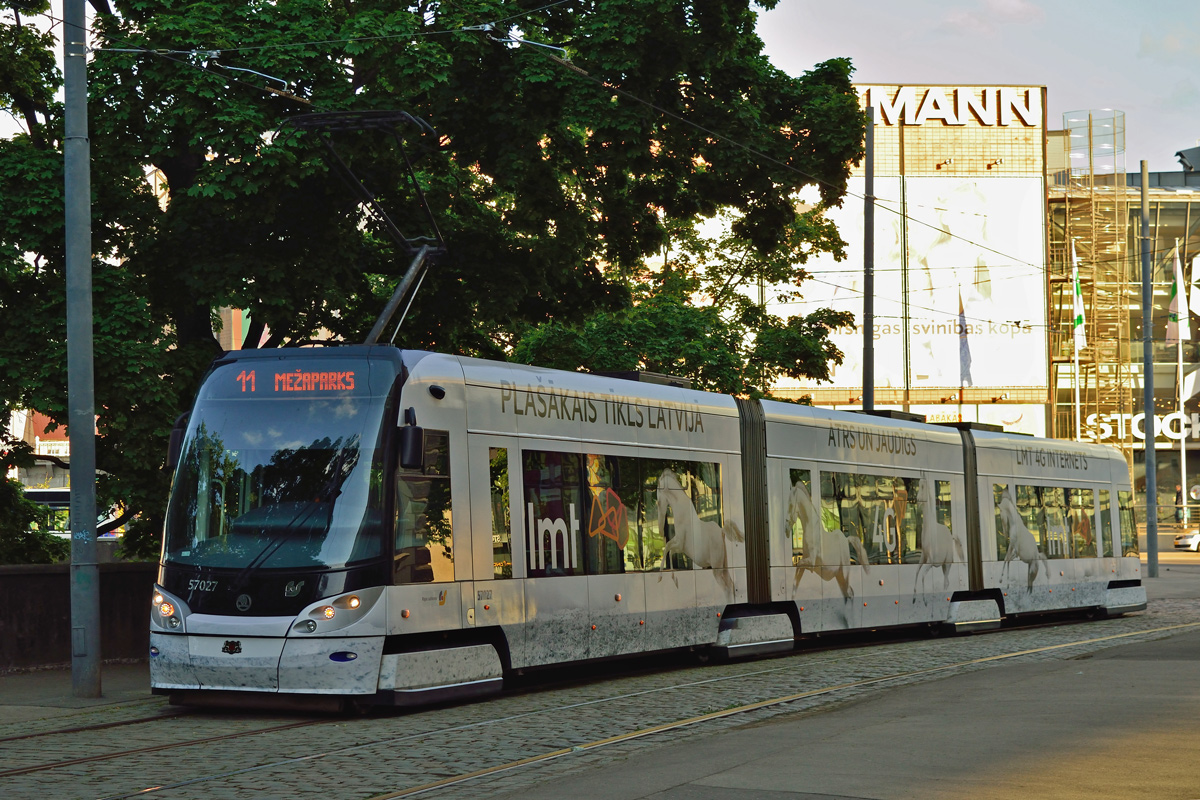 Рига, Škoda 15T ForCity Alfa Riga № 57027