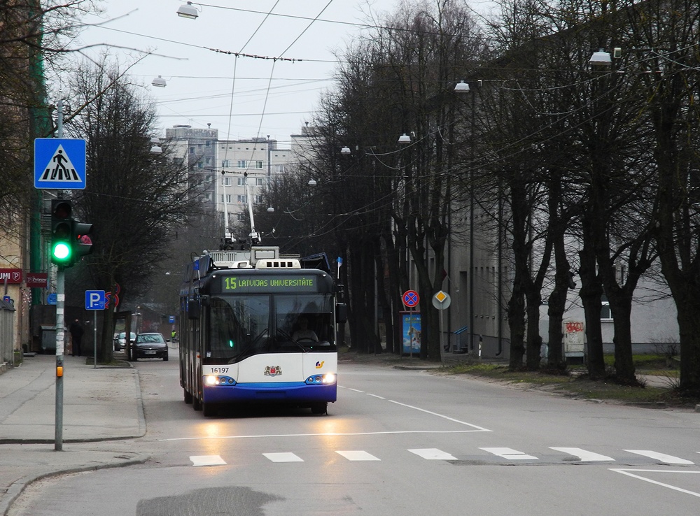 Рыга, Solaris Trollino II 18 Ganz № 16197 Рыга, Solaris Trollino II 18 Ganz № 16197