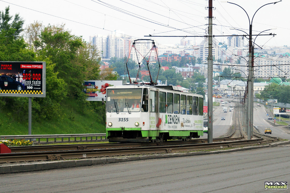Барнаул, Tatra T6B5SU № 3155