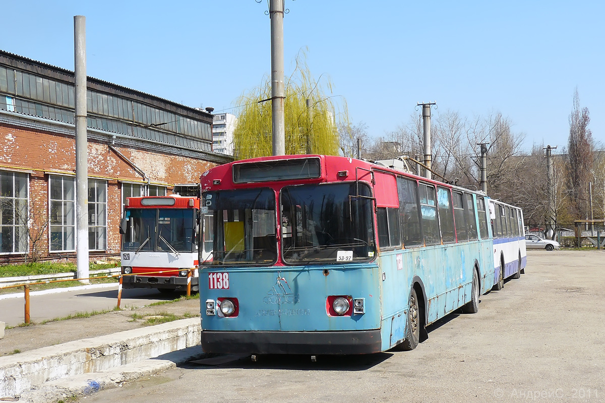 Днепр, ЗиУ-682Г [Г00] № 1138; Днепр — Территория троллейбусных депо