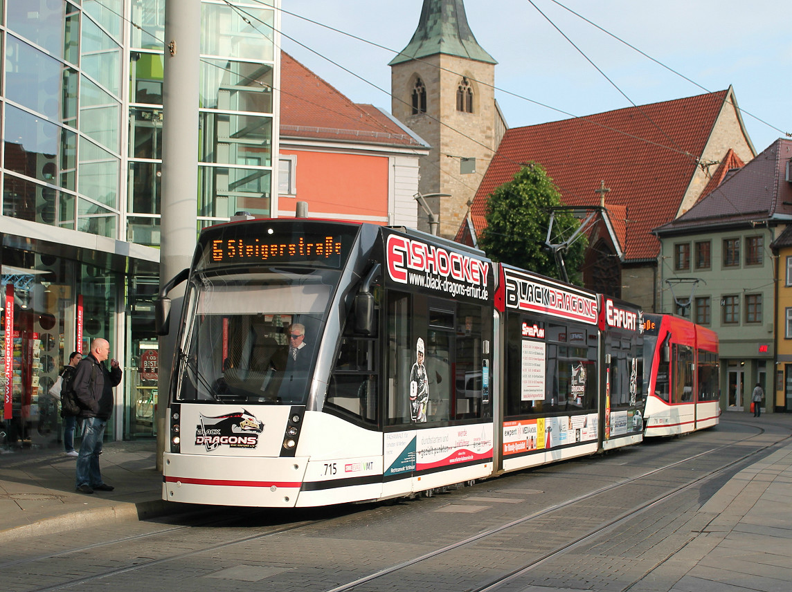 Erfurt, Siemens Combino Classic Nr. 715