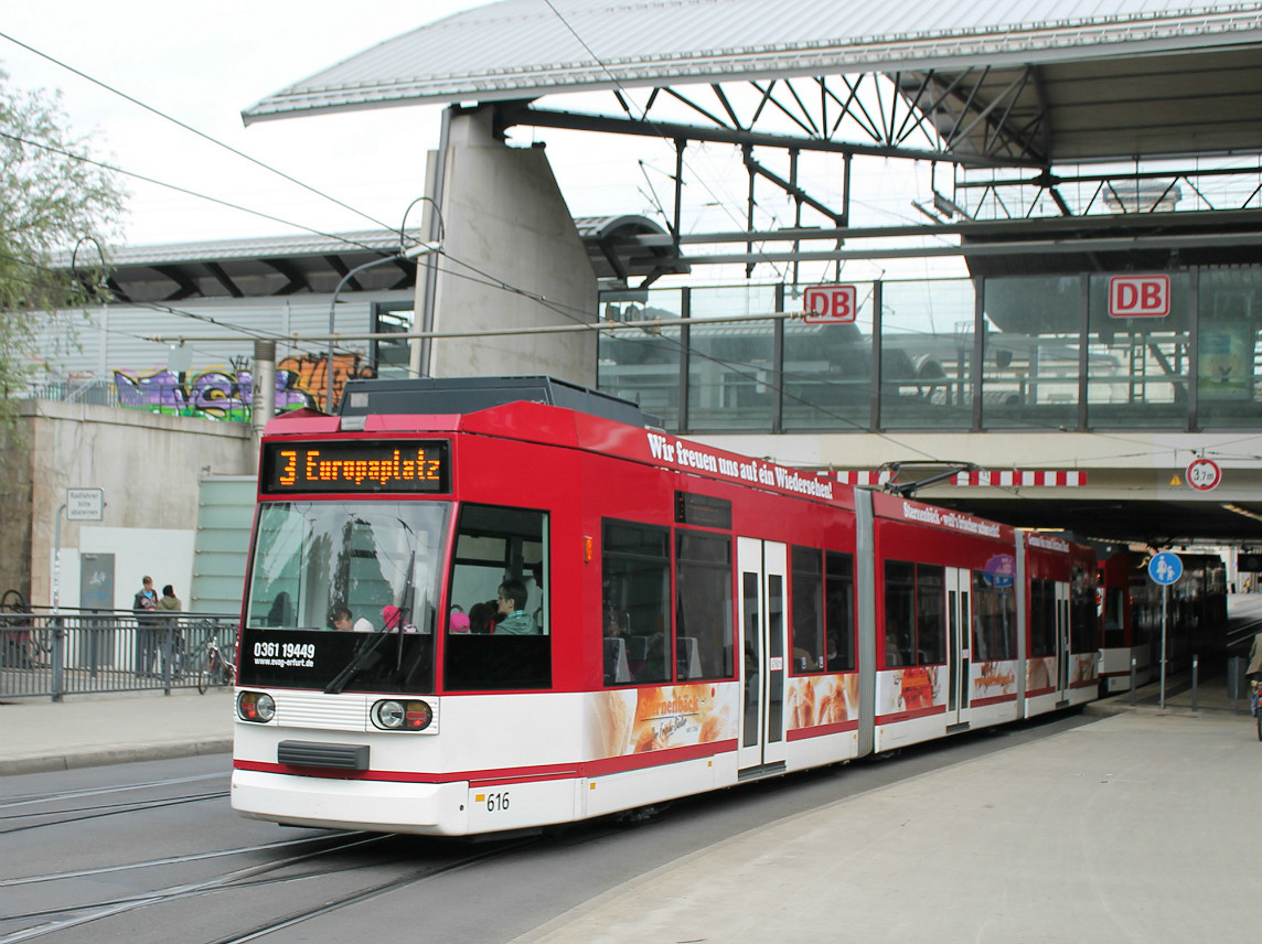 Эрфурт, Duewag MGT6DE № 616