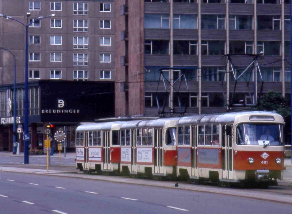 Chemnitz, Tatra T3D Nr. 481
