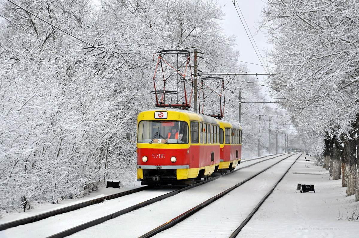 Volgograd, Tatra T3SU № 5785; Volgograd, Tatra T3SU № 5780 Volgograd, Tatra T3SU № 5785; Volgograd, Tatra T3SU № 5780