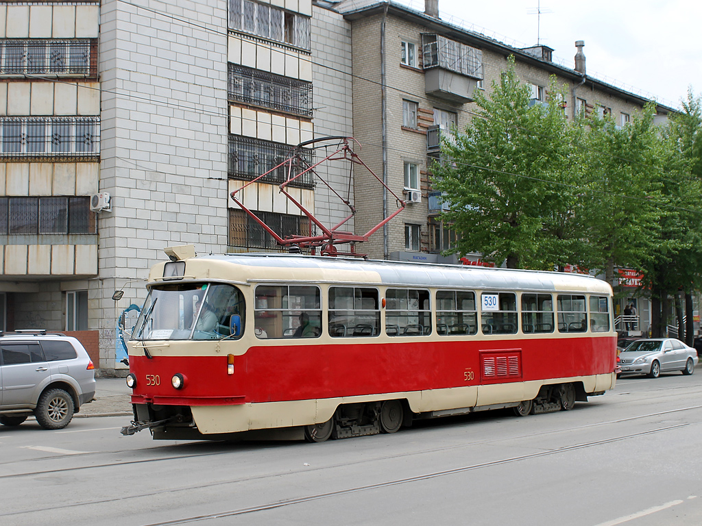 Екатеринбург, Tatra T3SU (двухдверная) № 530