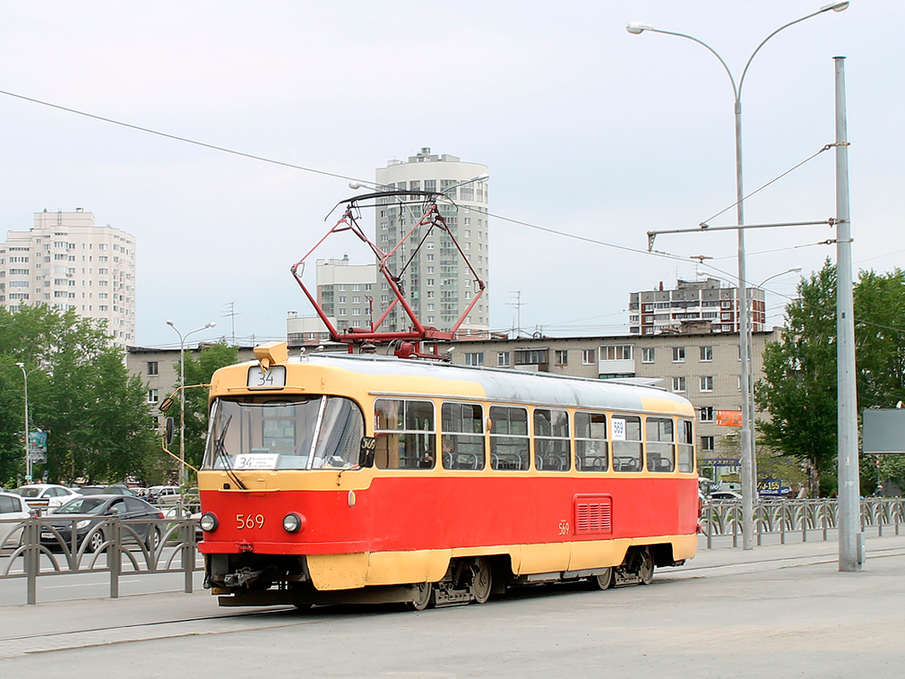 Yekaterinburg, Tatra T3SU # 569 Yekaterinburg, Tatra T3SU # 569