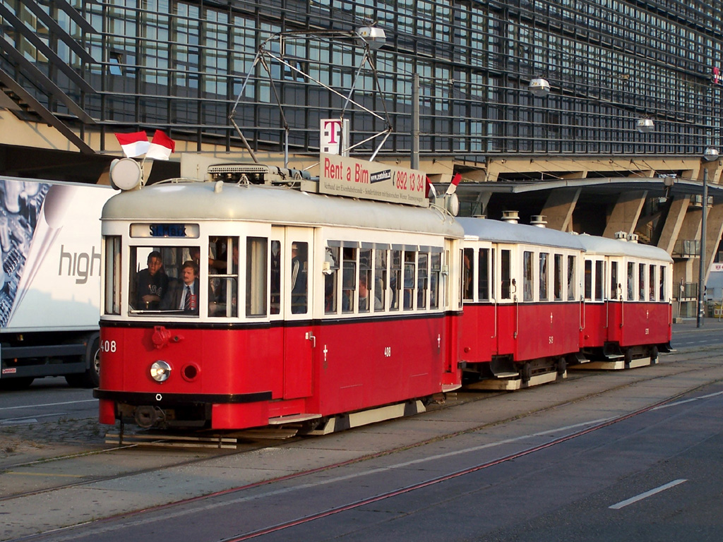 Вена, Lohner Type T1 № 408; Вена — Tramwaytag 2009
