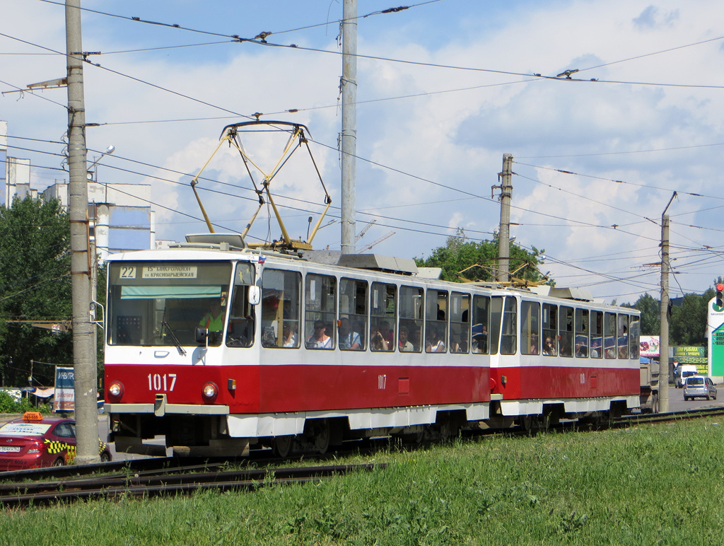 Самара, Tatra T6B5SU № 1017; Самара — Конечные станции и кольца (трамвай)
