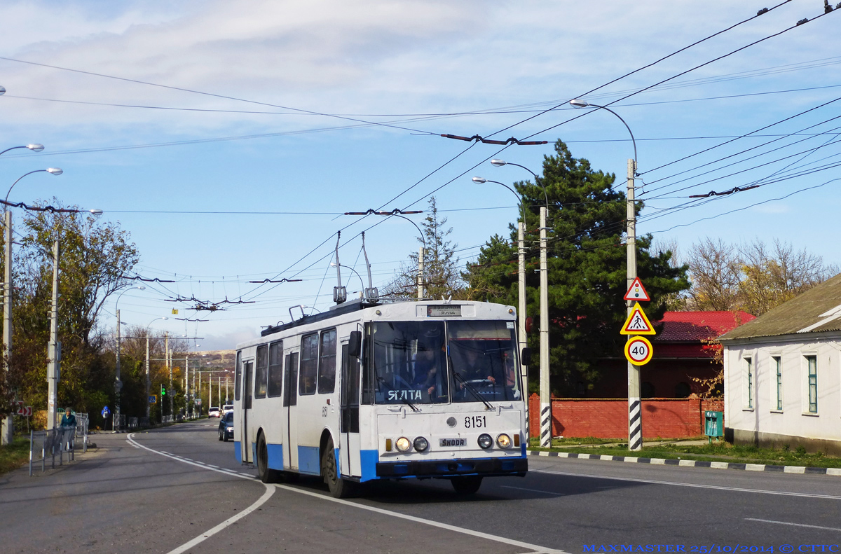 Крымский троллейбус, Škoda 14Tr11/6 № 8151