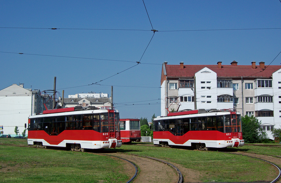 Витебск, БКМ 62103 № 635; Витебск, БКМ 62103 № 651 Витебск, БКМ 62103 № 635; Витебск, БКМ 62103 № 651