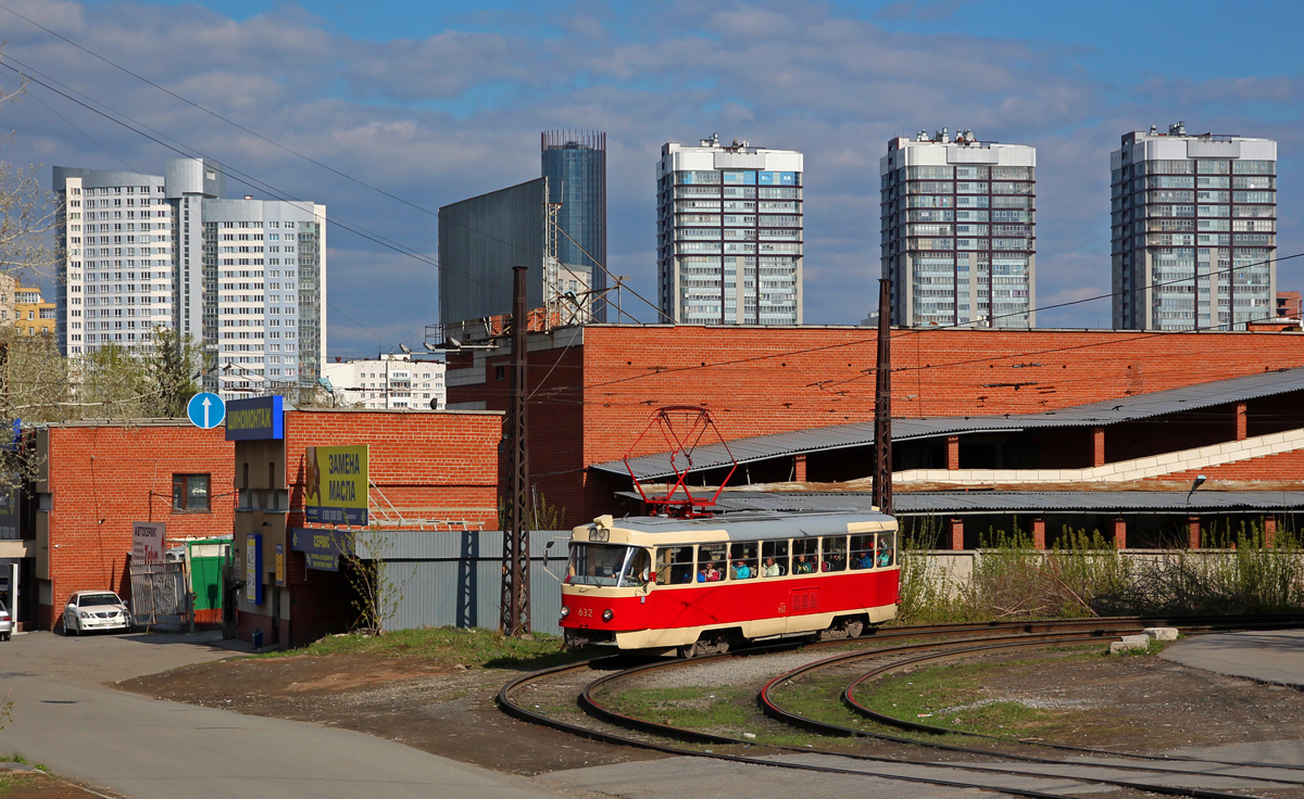 Екатеринбург, Tatra T3SU (двухдверная) № 632