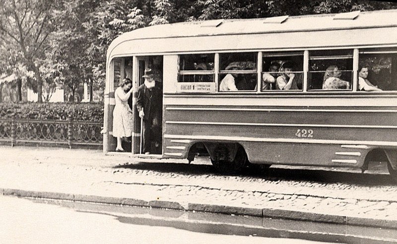 Днепр, КТП-1 № 422; Днепр — Исторические фотографии: Трамвай