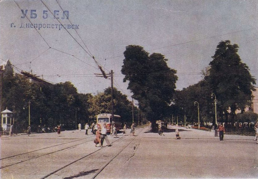 Dnipro — Historische Fotos: Straßenbahn