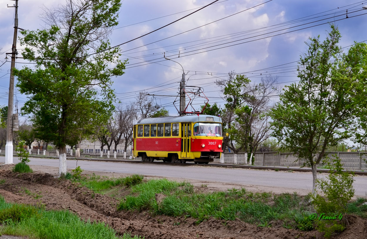 Volgograd, Tatra T3SU (2-door) Nr. 3007