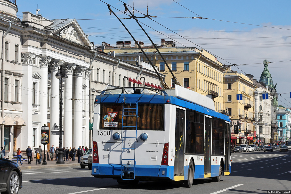 Санкт-Петербург, Тролза-5265.00 «Мегаполис» № 1308