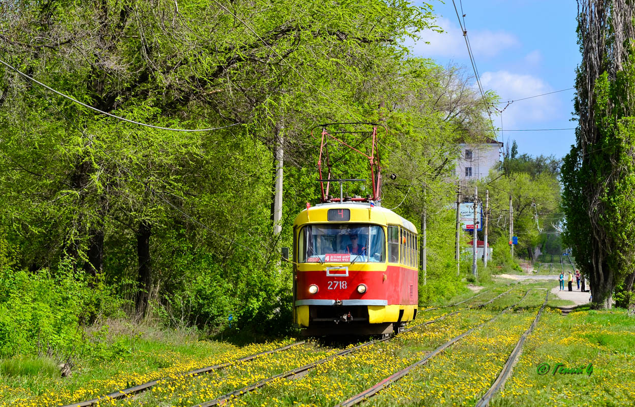 Волгоград, Tatra T3SU № 2718