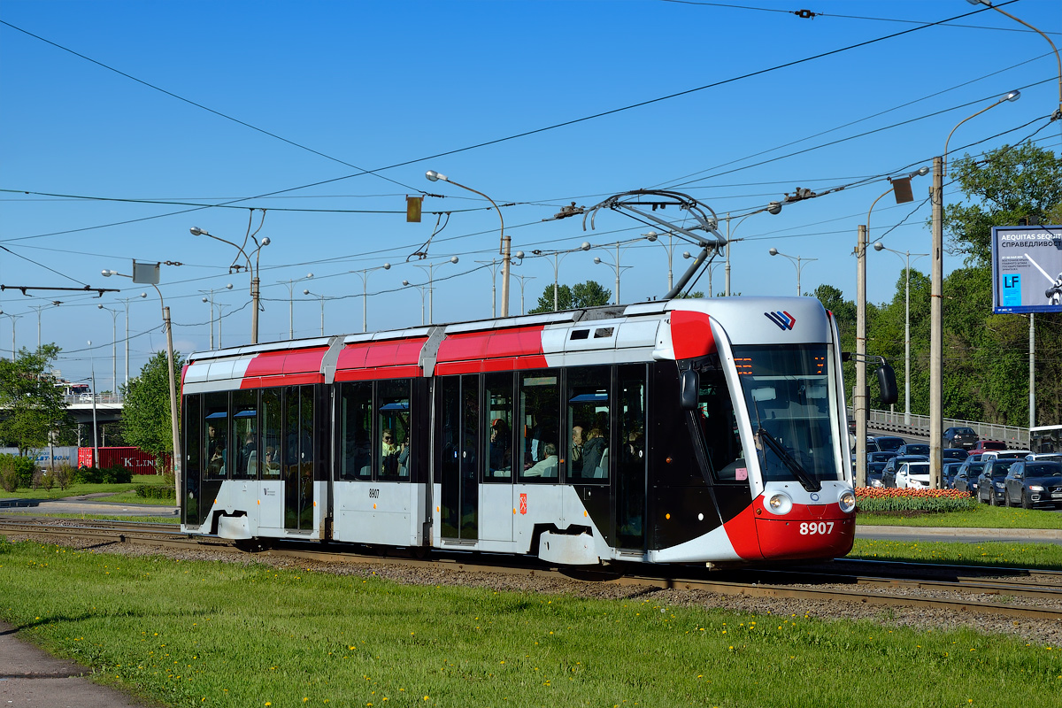 Санкт-Петербург, 71-801 (Alstom Citadis 301 CIS) № 8907