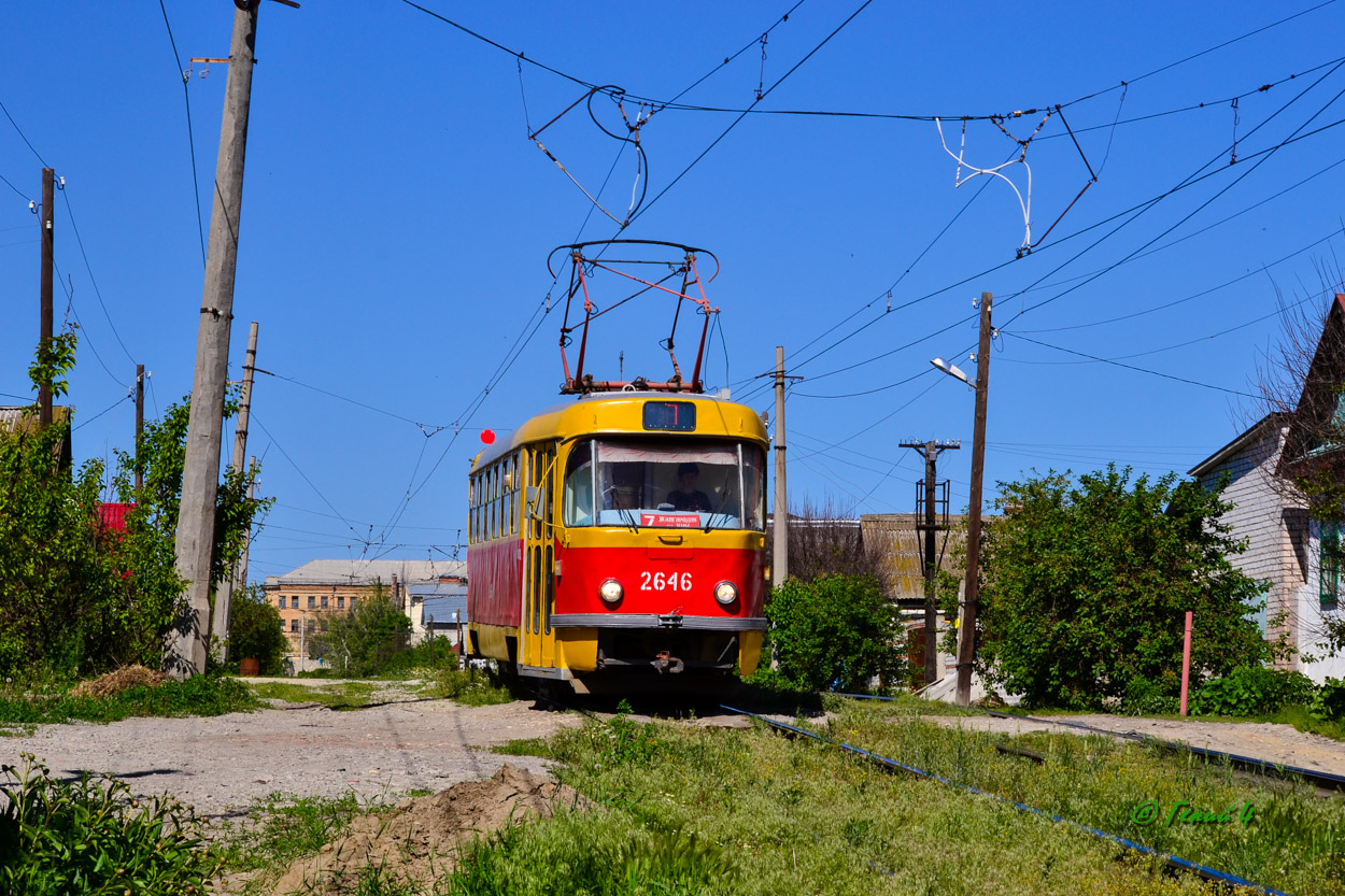 Волгоград, Tatra T3SU (двухдверная) № 2646