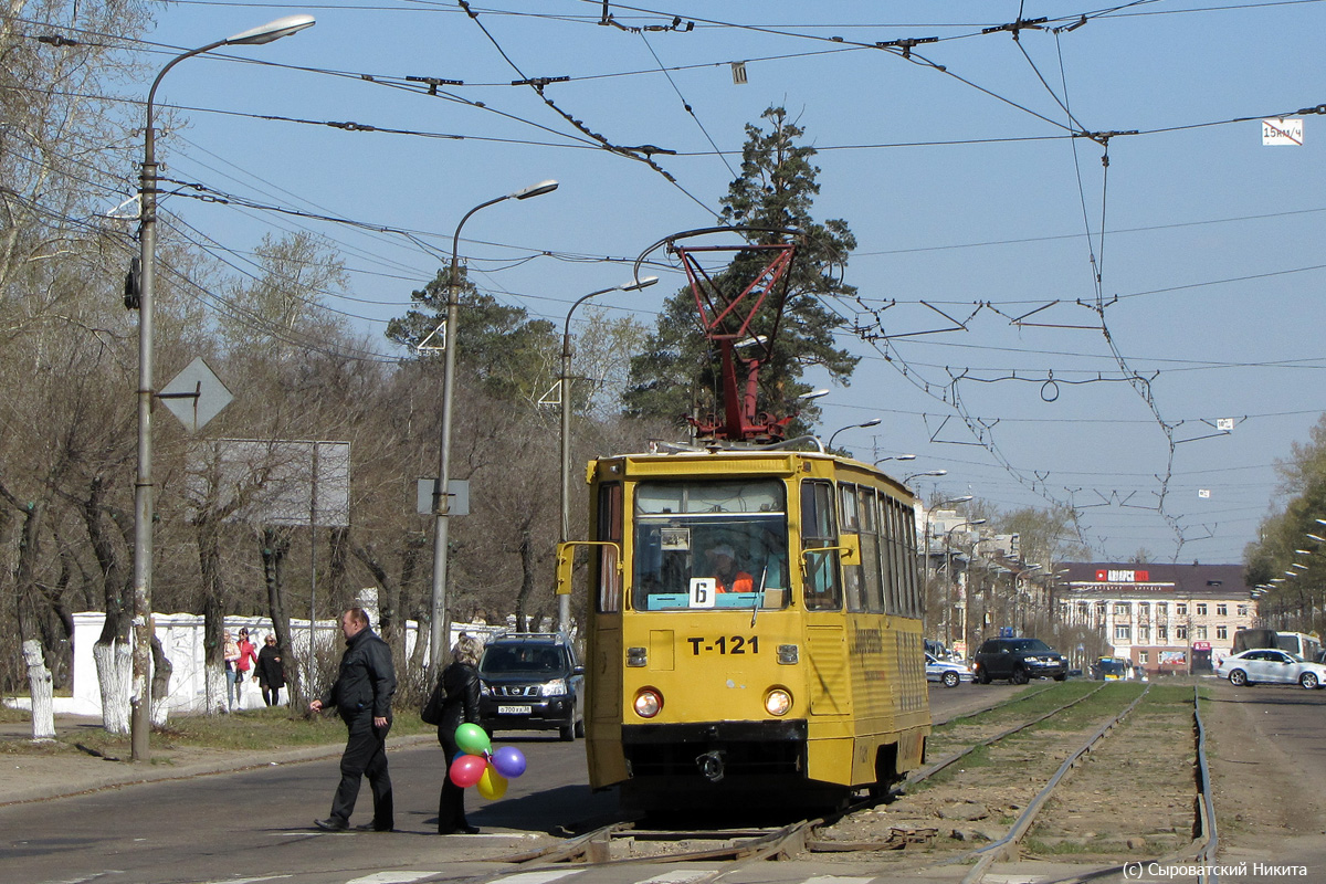 Ангарск, 71-605 (КТМ-5М3) № 121 Ангарск, 71-605 (КТМ-5М3) № 121