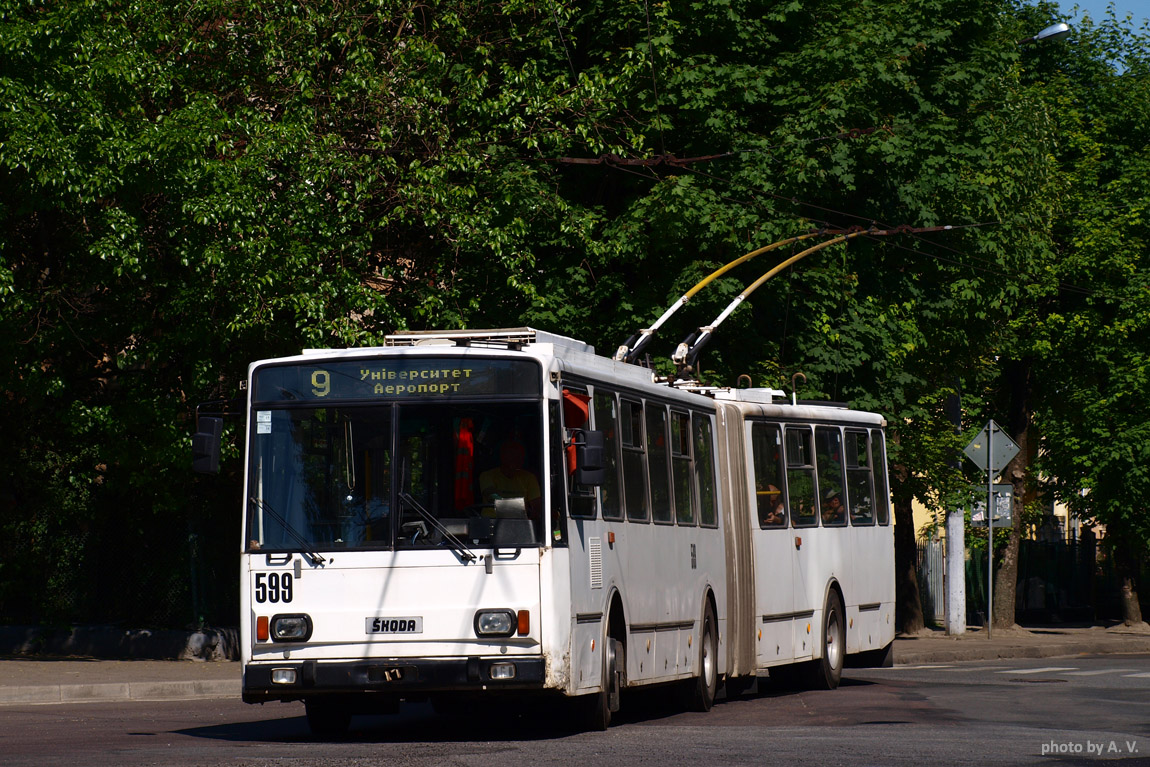 Львов, Škoda 15TrM № 599