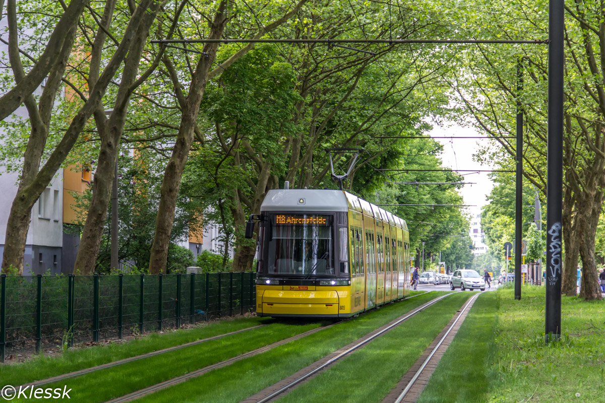 Берлин, Bombardier Flexity Berlin (GT8-08ER/F8E) № 8013
