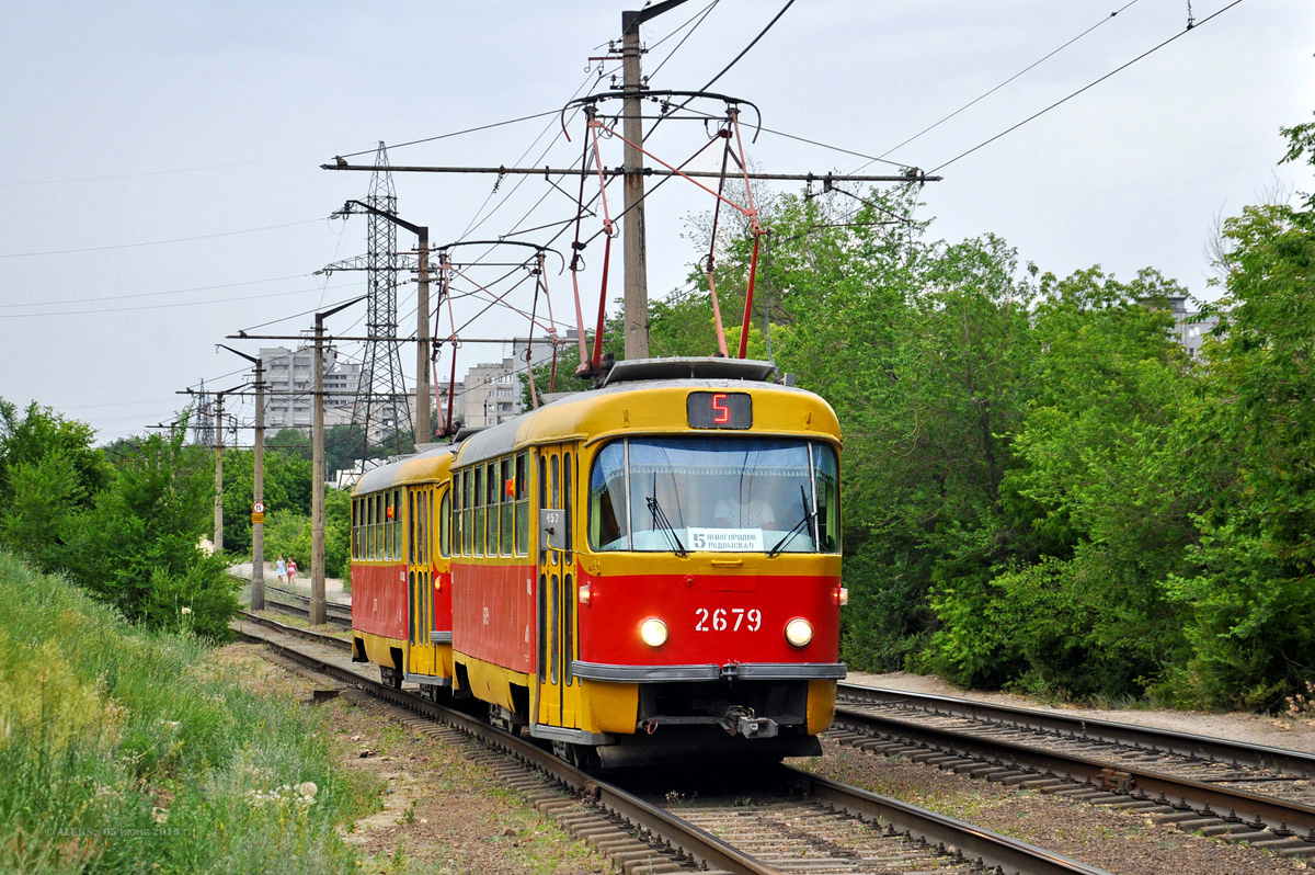 Волгоград, Tatra T3SU (двухдверная) № 2679