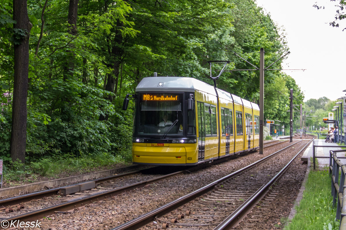 Берлин, Bombardier Flexity Berlin (GT6-08ZR/F6Z) № 4024