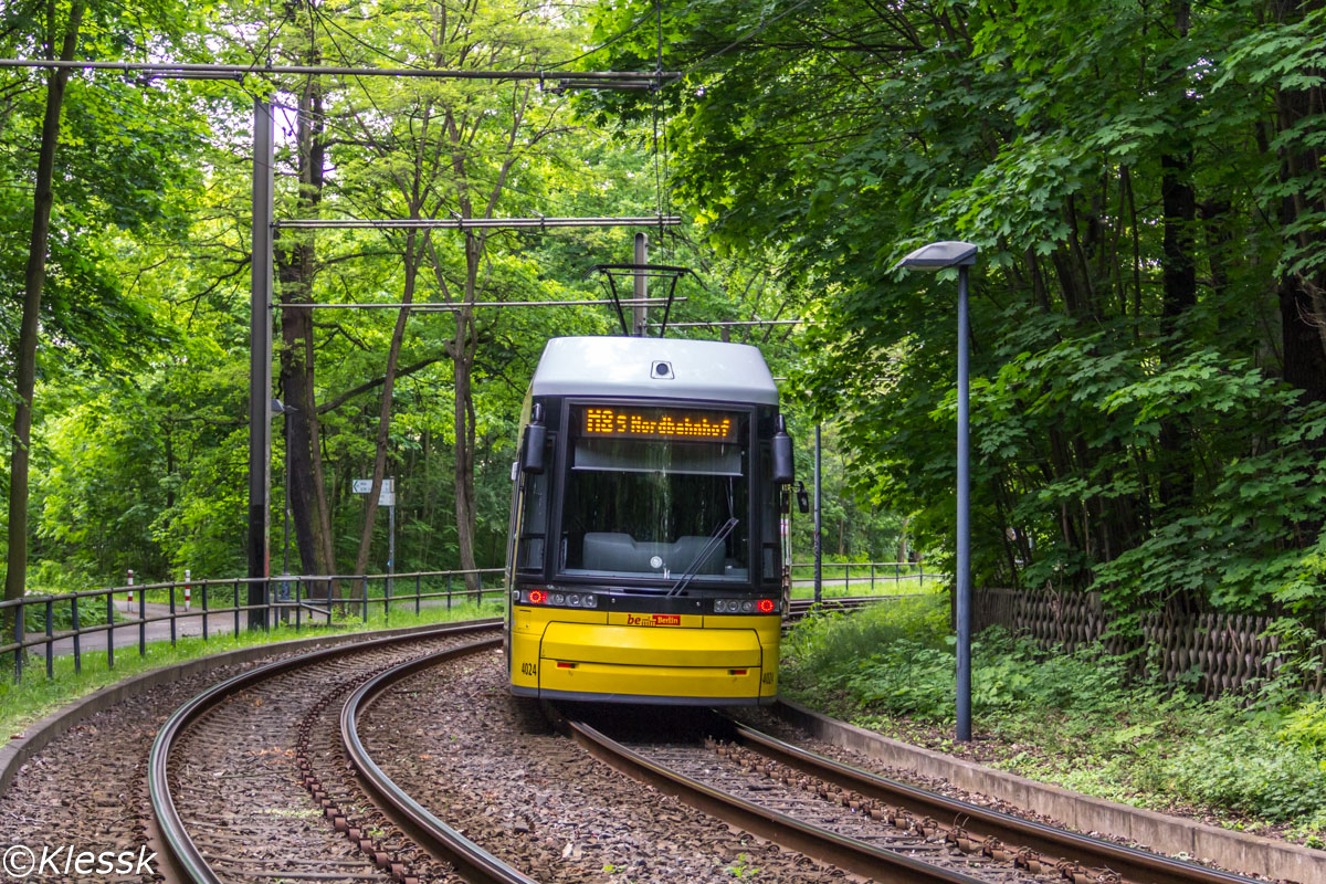 Берлин, Bombardier Flexity Berlin (GT6-08ZR/F6Z) № 4024