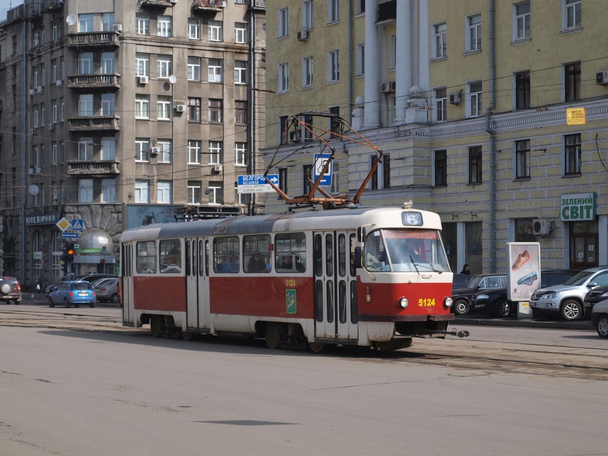 Харьков, Tatra T3A № 5124
