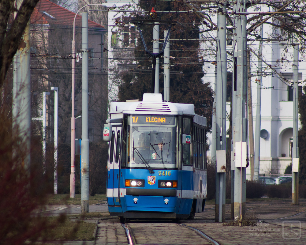 Вроцлав, Konstal 105NWr № 2416