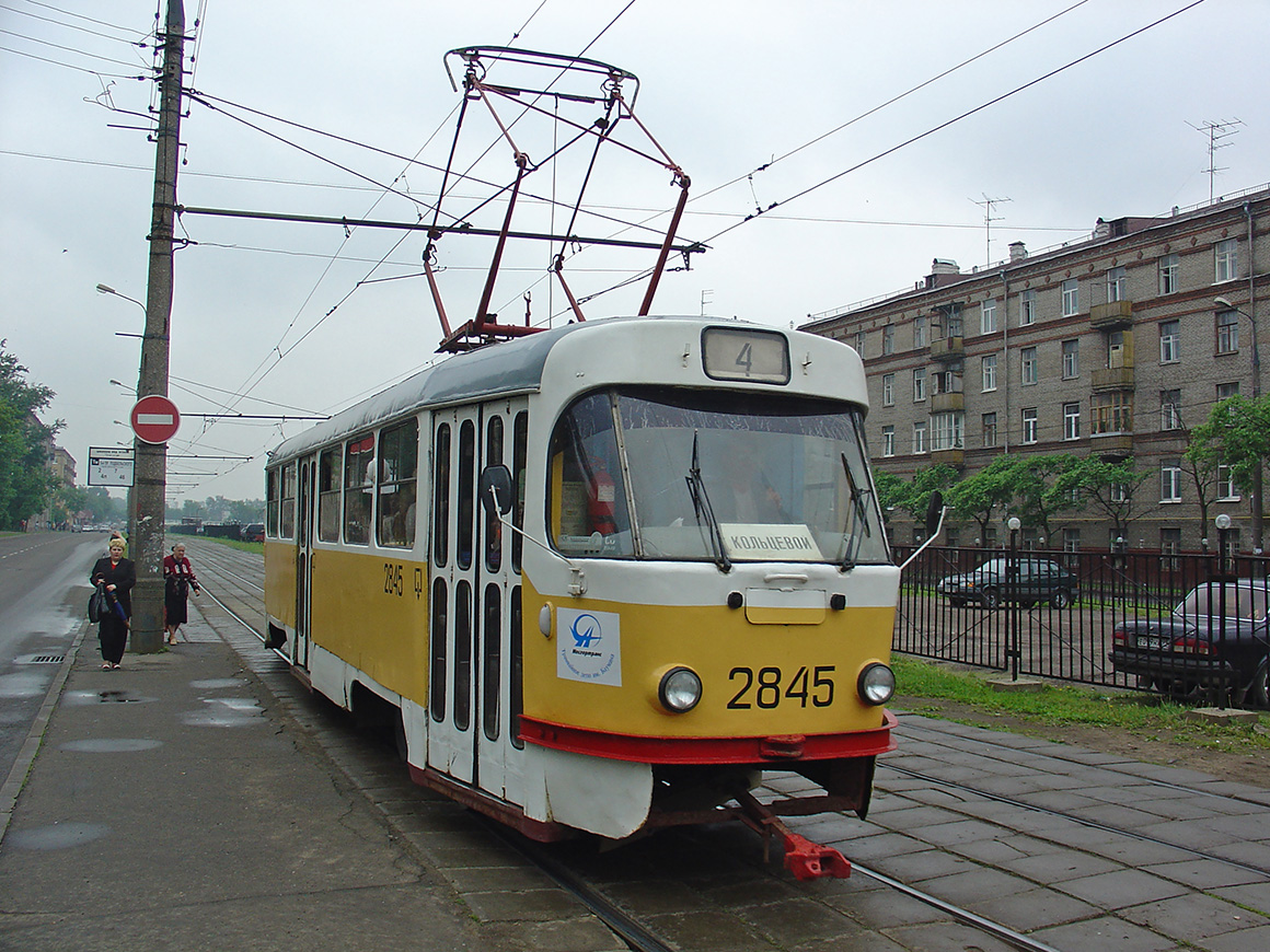 Москва, Tatra T3SU № 2845