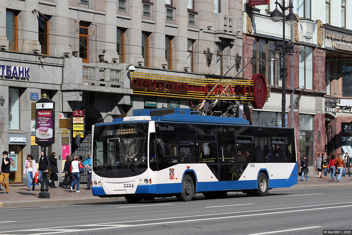 Санкт-Петербург, ВМЗ-5298.01 «Авангард» № 3334