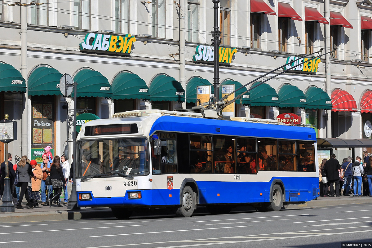 Санкт-Петербург, БКМ 321 № 3420