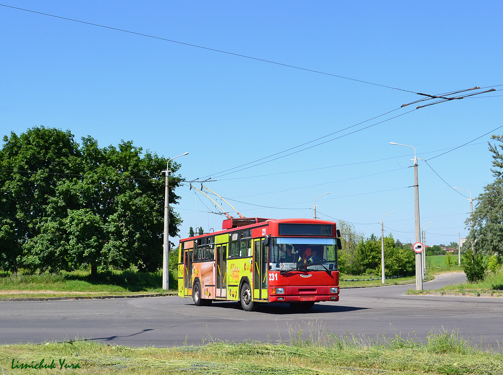 Луцк, MPK/Jelcz 120MT № 231