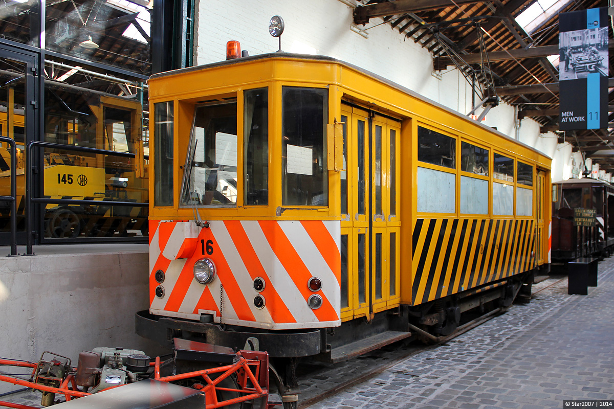 Брюссель, Двухосный моторный вагон № 16