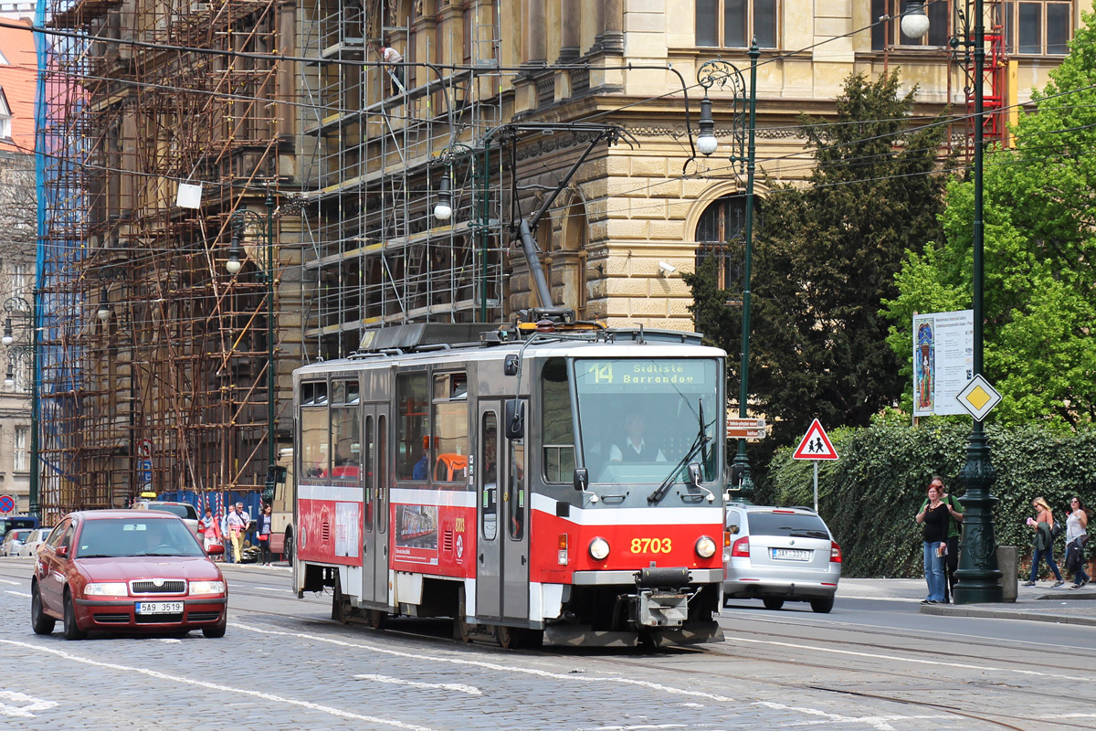 Прага, Tatra T6A5 № 8703