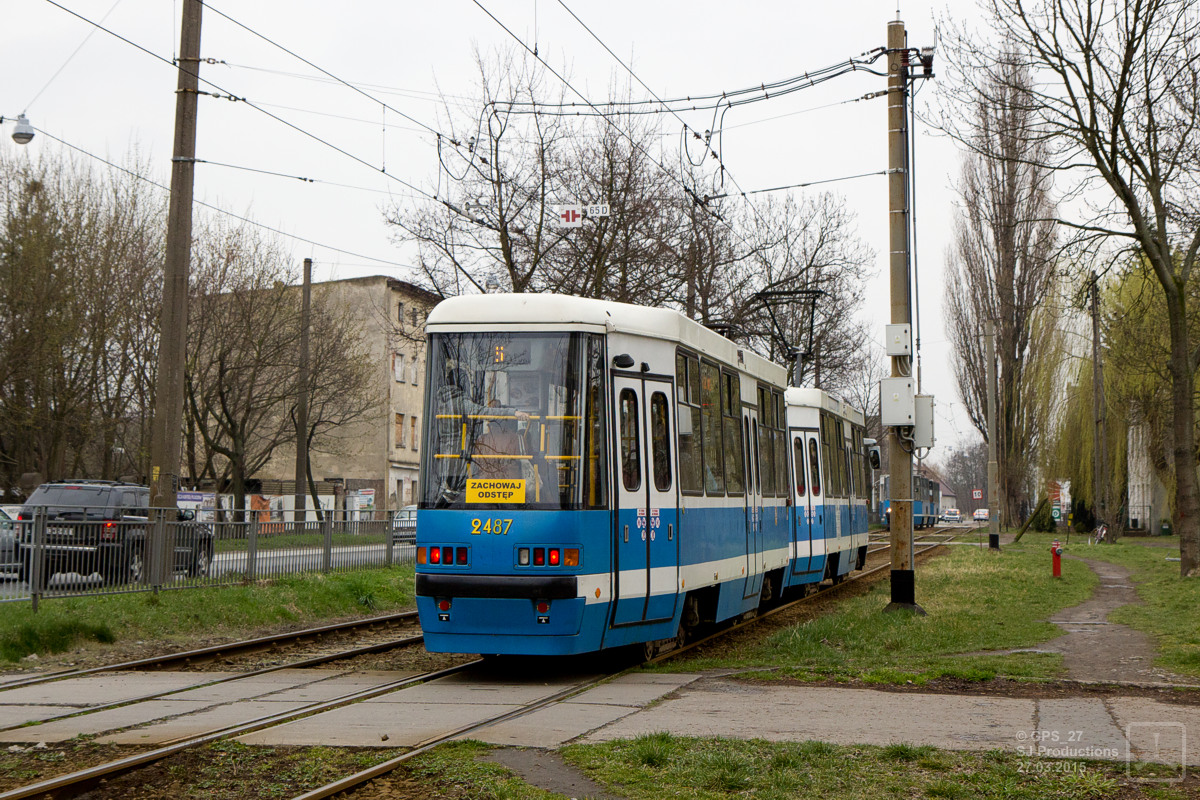 Вроцлав, Konstal 105NWrD № 2487