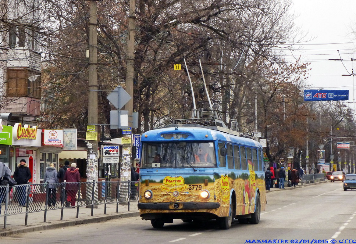 Крымский троллейбус, Škoda 9TrH29 № 3779