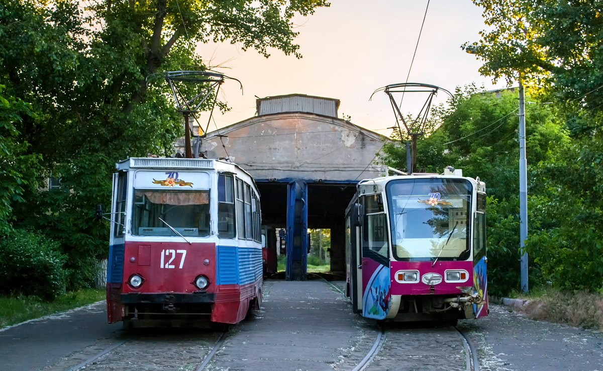 Nowotscherkassk, 71-605 (KTM-5M3) Nr. 127; Nowotscherkassk, 71-619K Nr. 204
