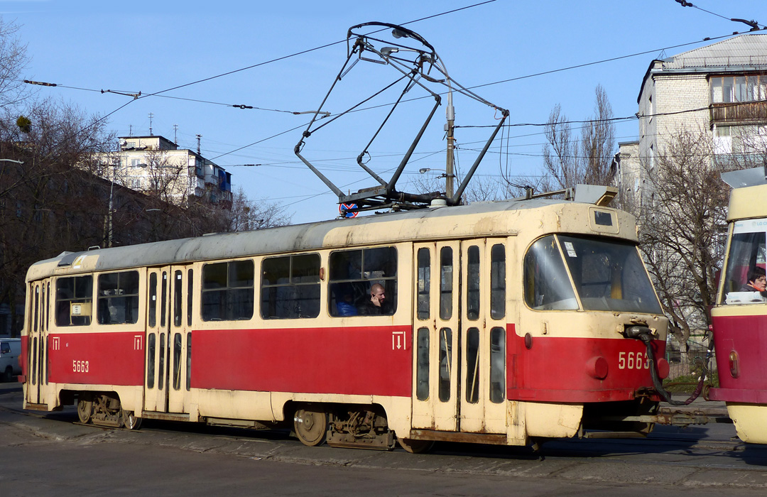 Киев, Tatra T3SU № 5663