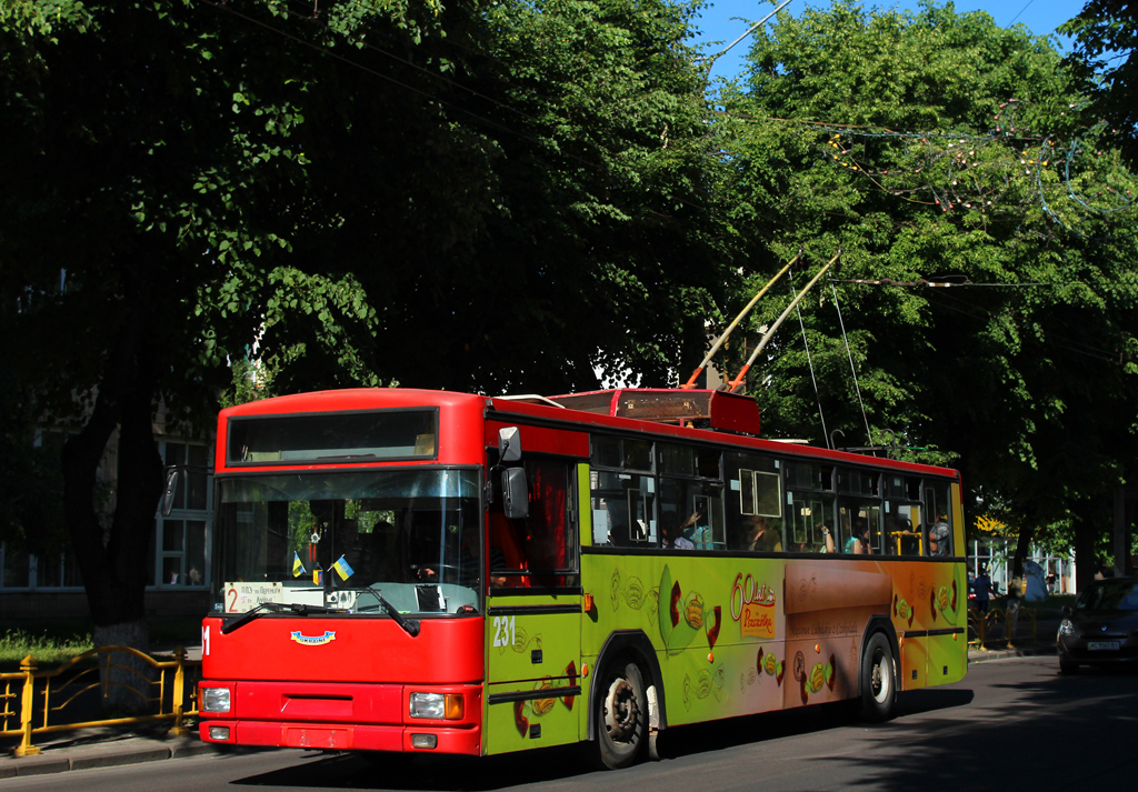 Луцк, MPK/Jelcz 120MT № 231 Луцк, MPK/Jelcz 120MT № 231