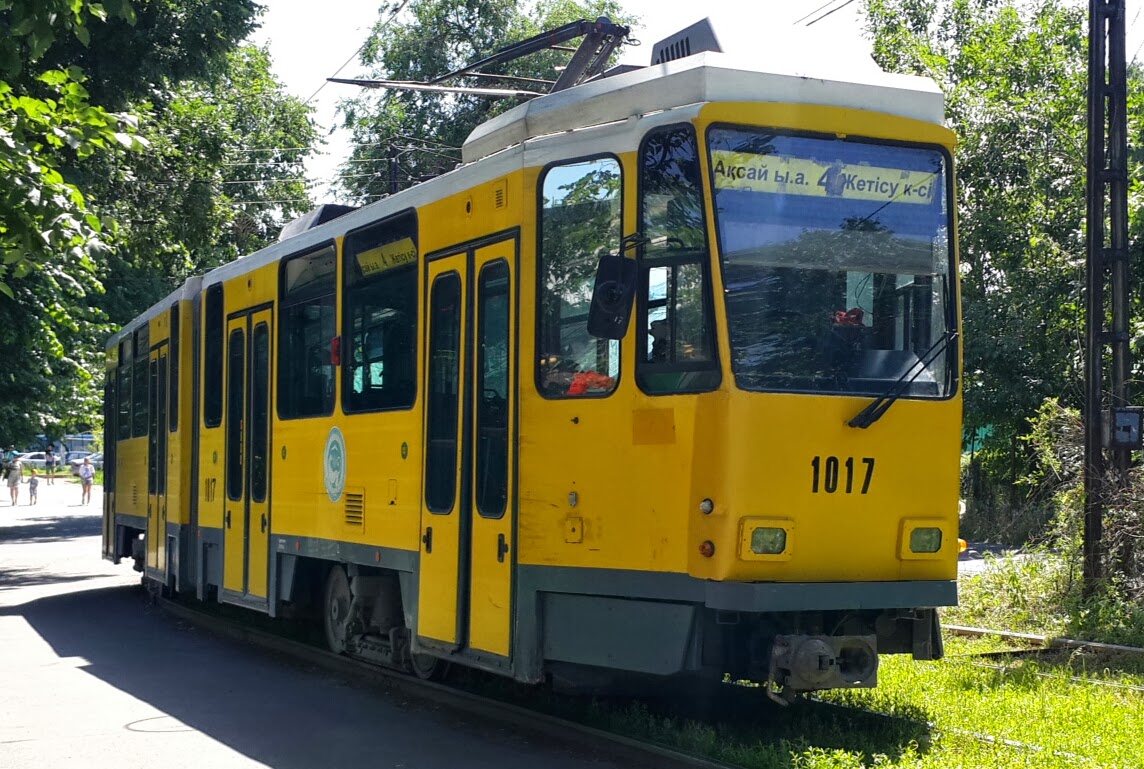 Алматы, Tatra KT4DtM № 1017