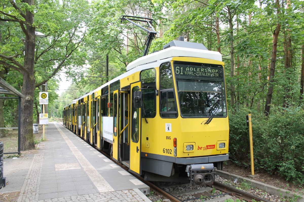 Берлин, Tatra KT4DM № 6102