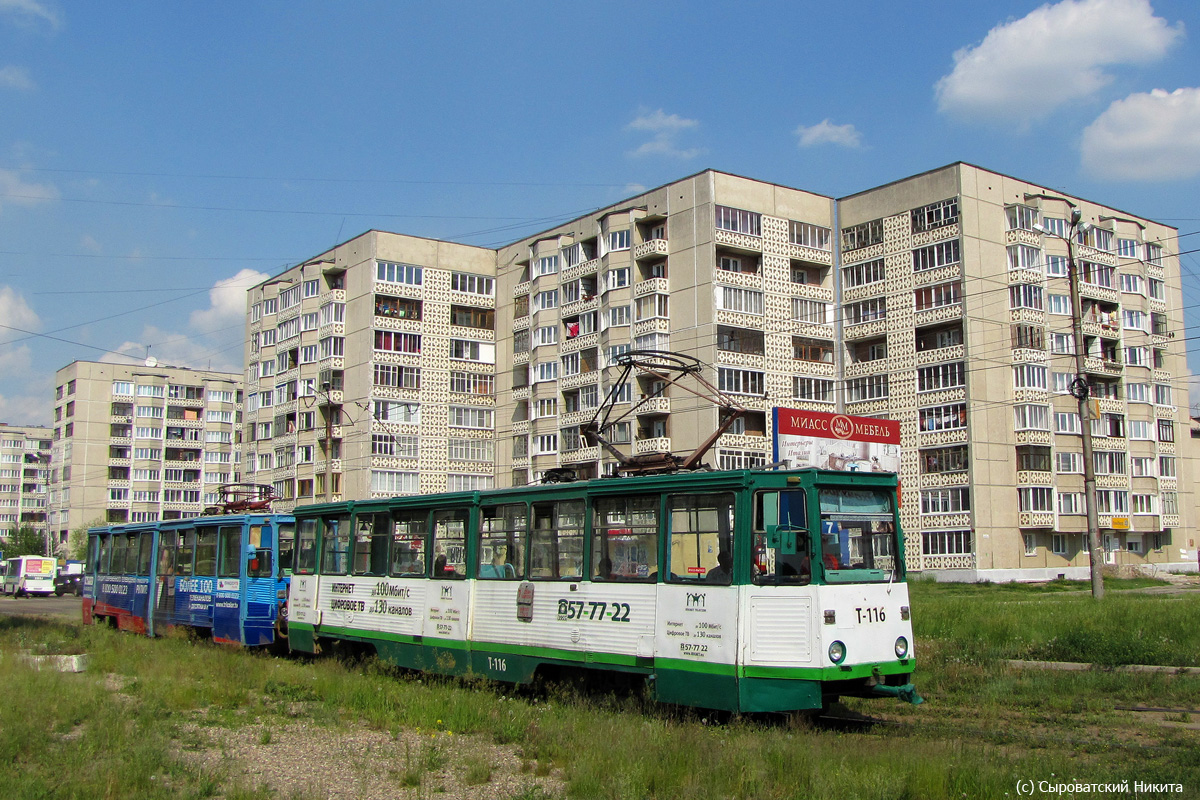 Angarsk, 71-605 (KTM-5M3) č. 116; Angarsk, 71-605 (KTM-5M3) č. 156